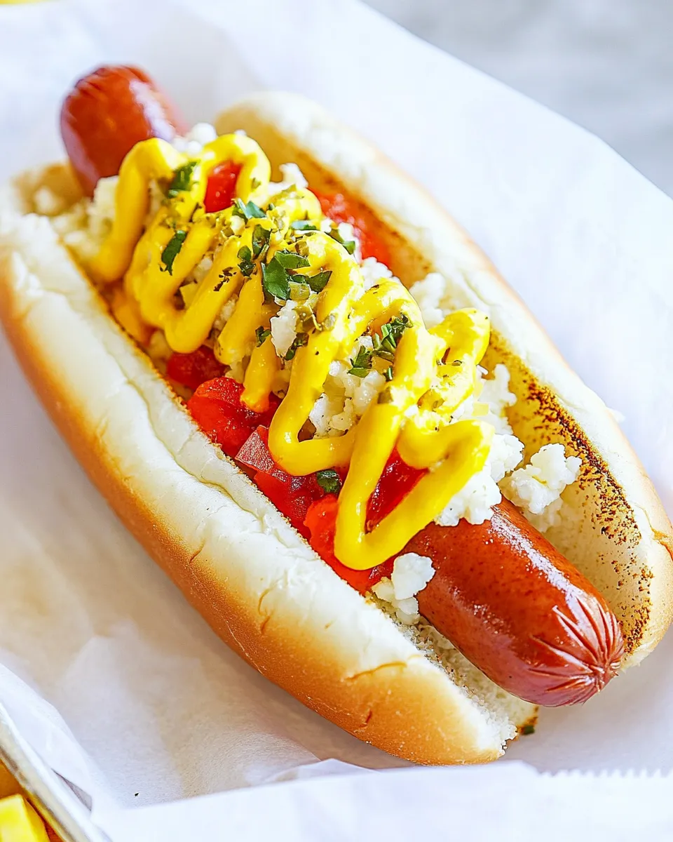 Delicious Coney Island Hot Dog (The Original) food shot