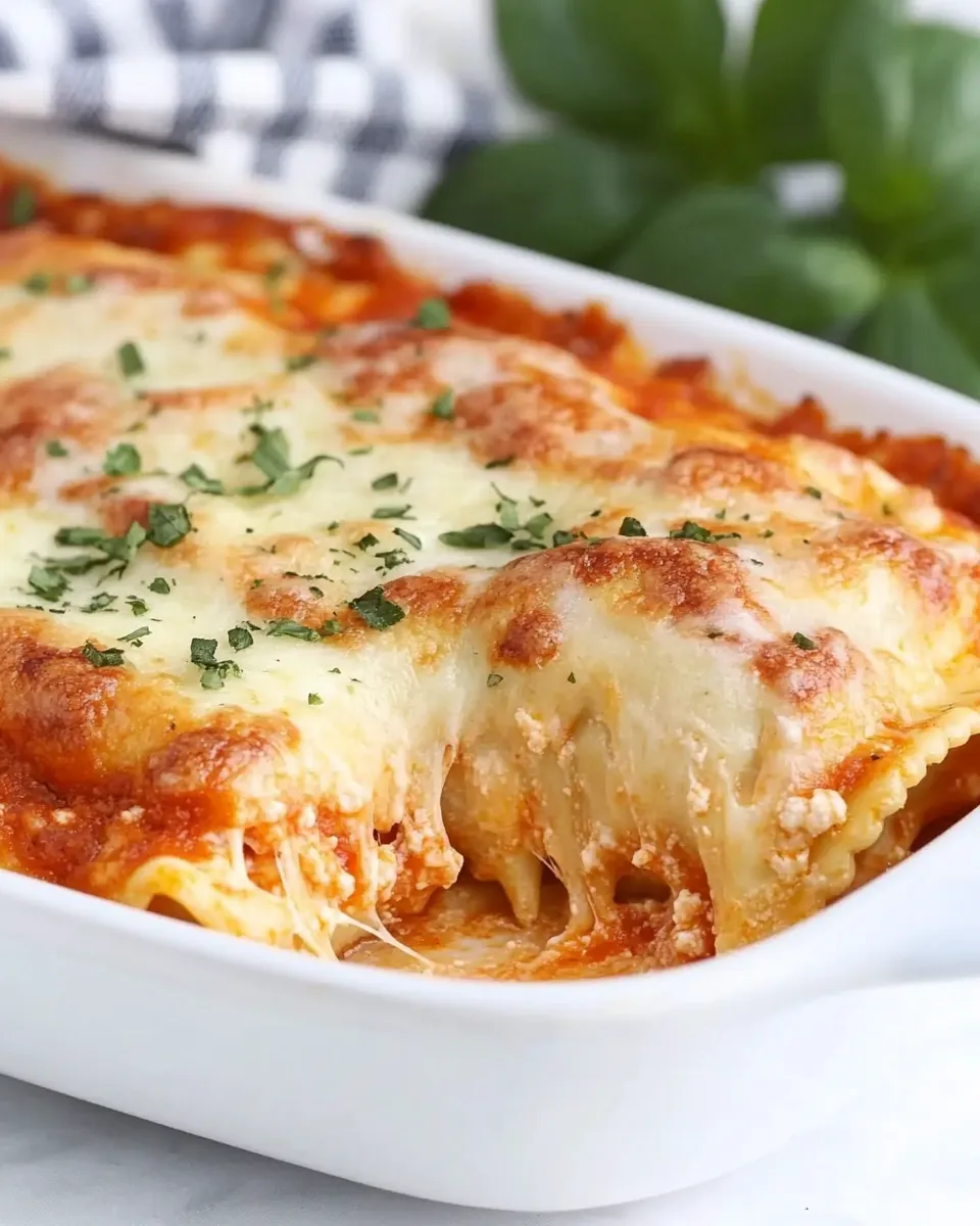 Quick Easy Cheesy Baked Ravioli (Four Ingredients!) picture