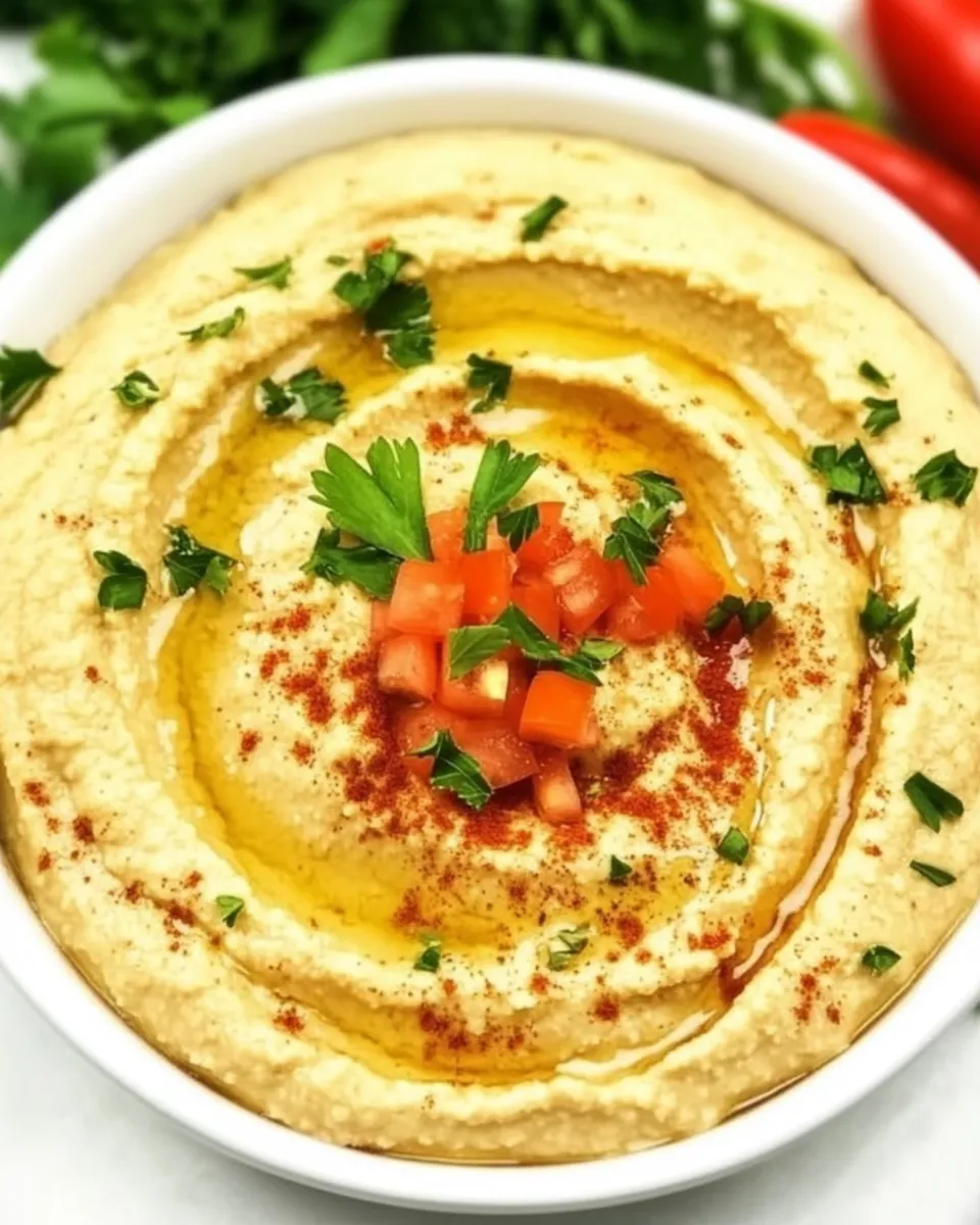 Classic Easy Hummus without Tahini image