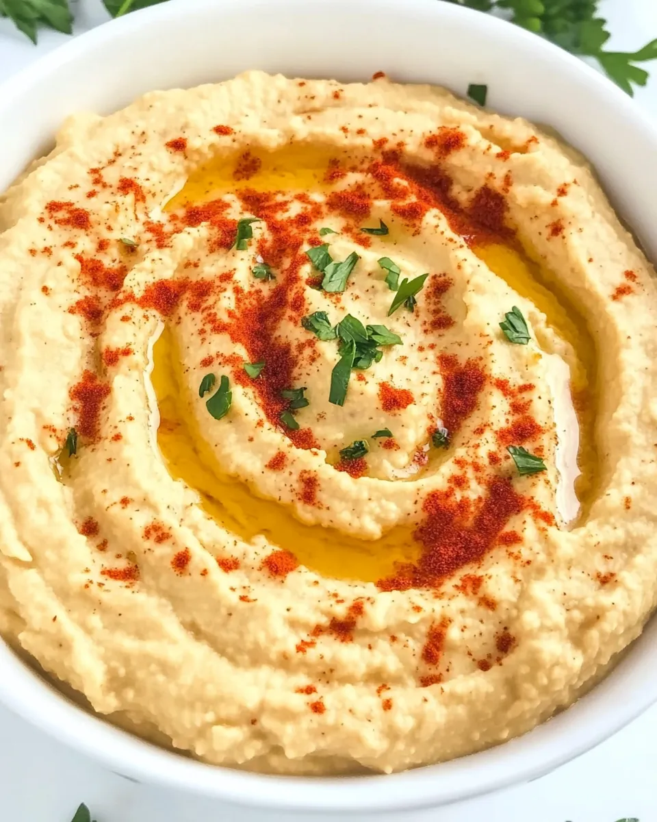 Quick Easy Hummus without Tahini dish photo