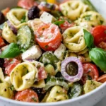 Homemade Easy Italian Tortellini Pasta Salad photo
