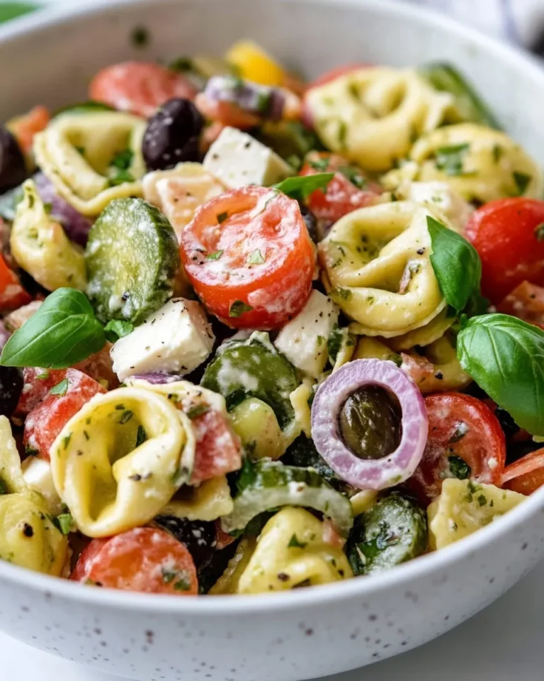 Homemade Easy Italian Tortellini Pasta Salad photo