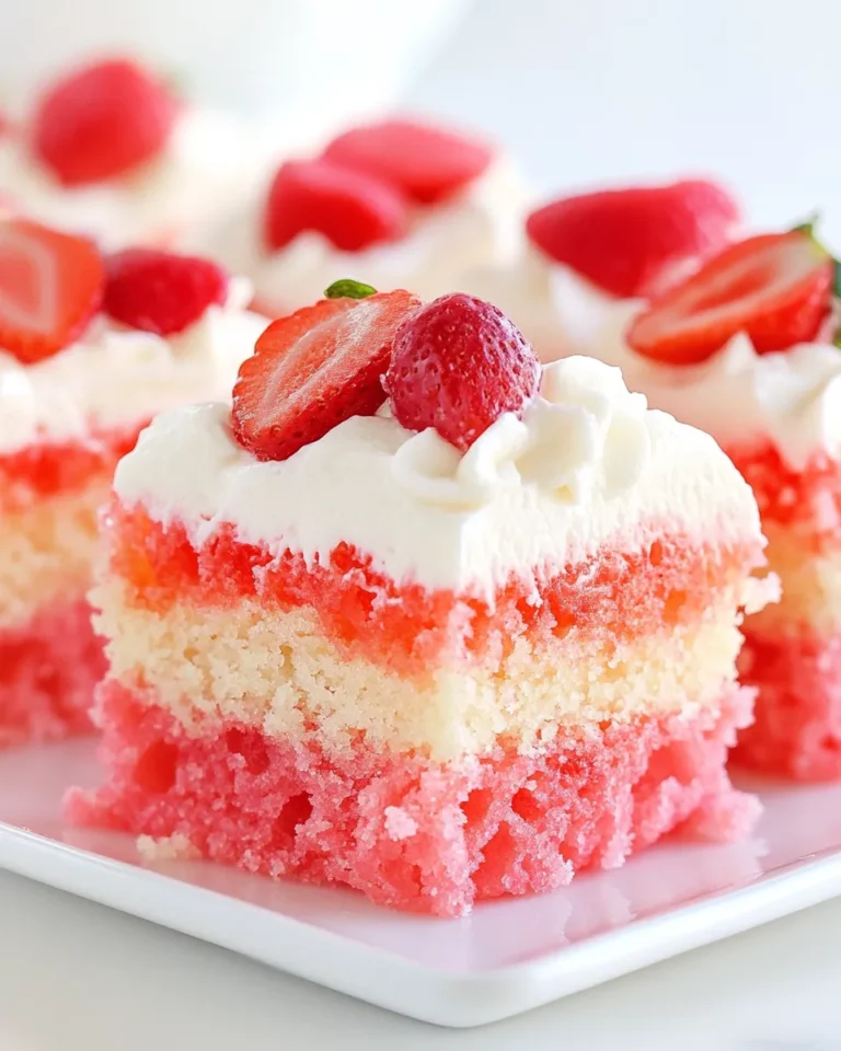 Homemade Jello Poke Cake photo