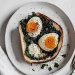 Homemade Kale Egg in a Hole photo