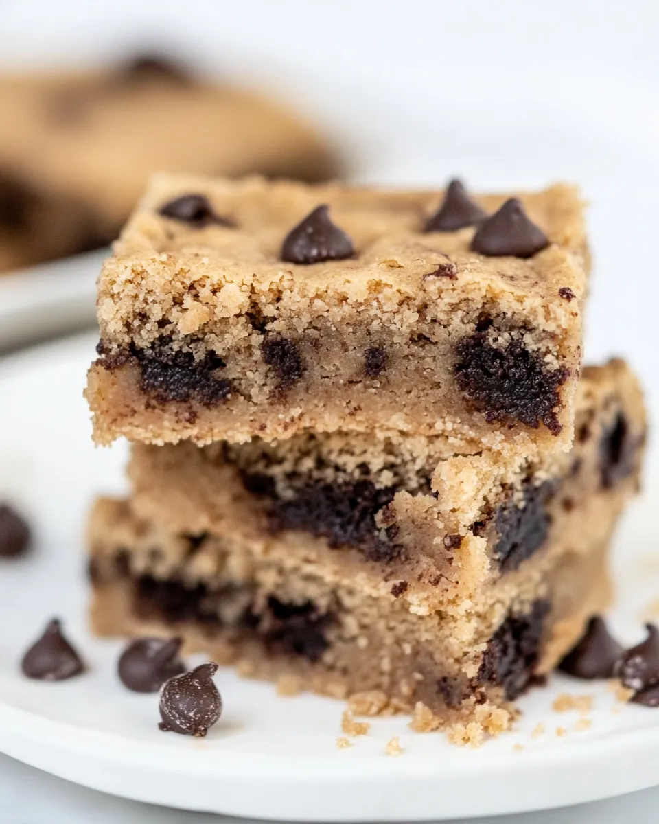 Homemade Keto Peanut Butter Blondies photo