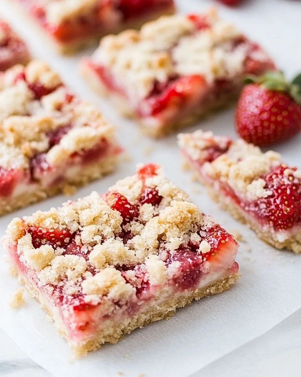 Classic Keto Strawberry Crumb Bars image