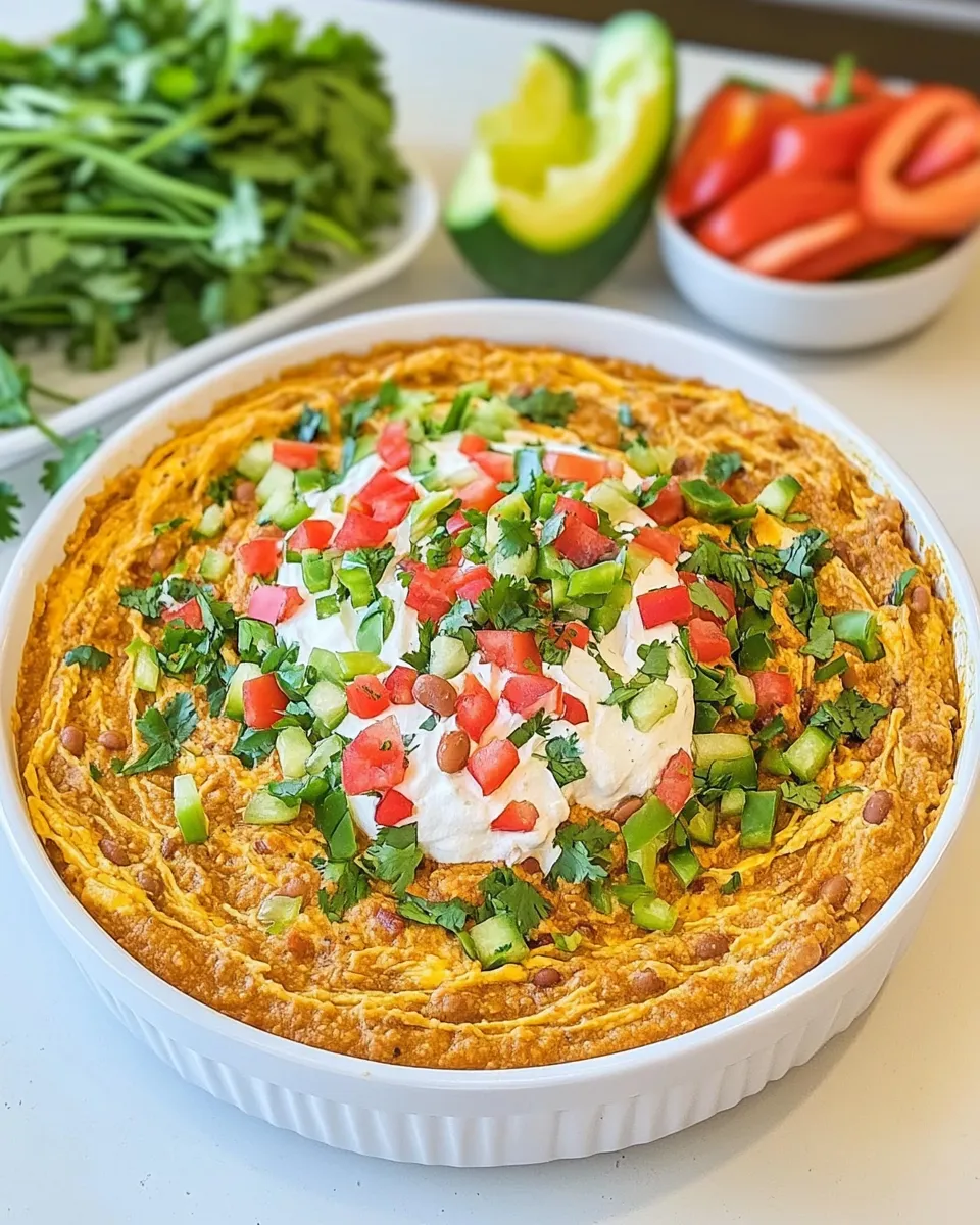 Easy Mexican Bean Dip recipe photo