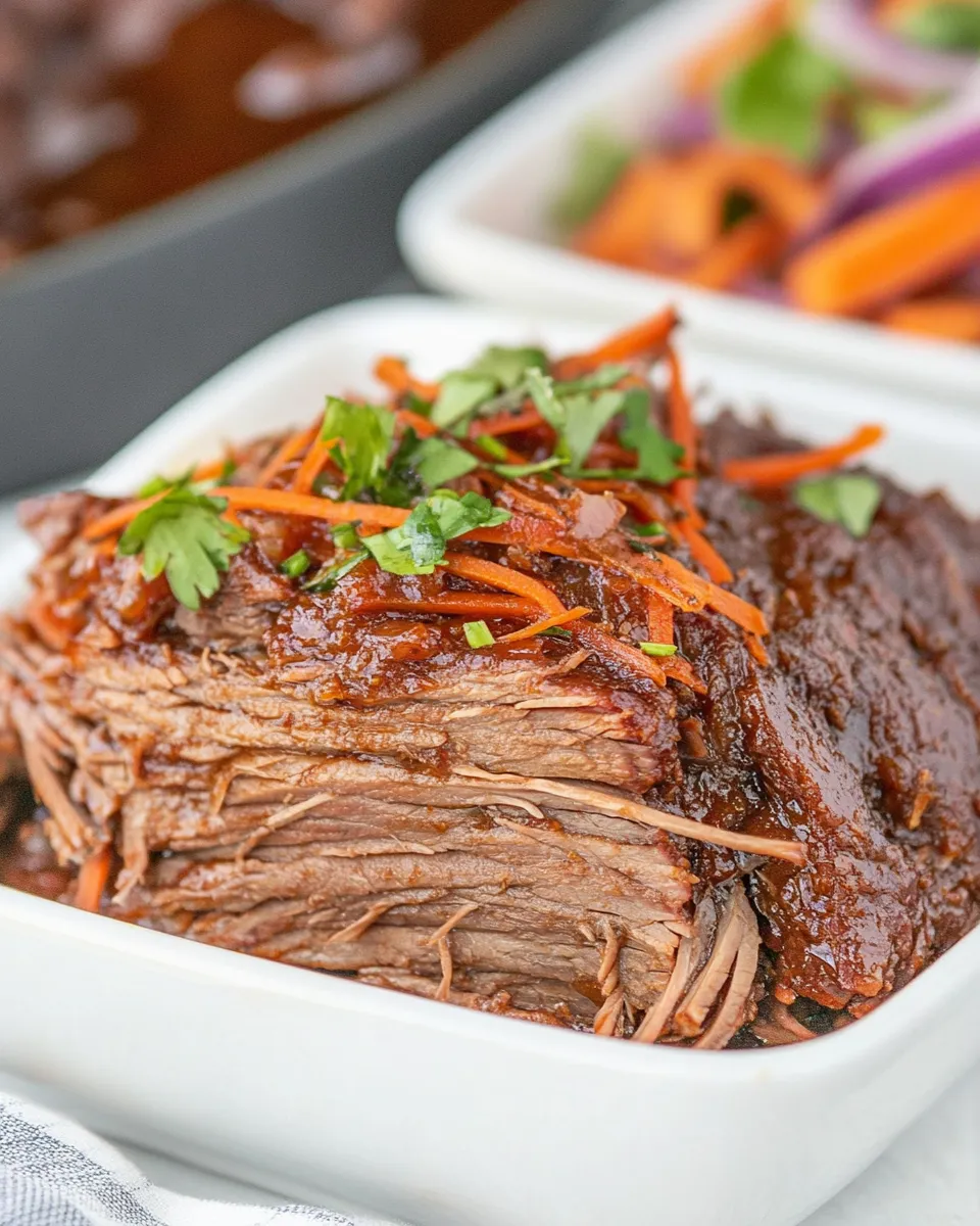 Homemade Oven Braised Texas Brisket photo