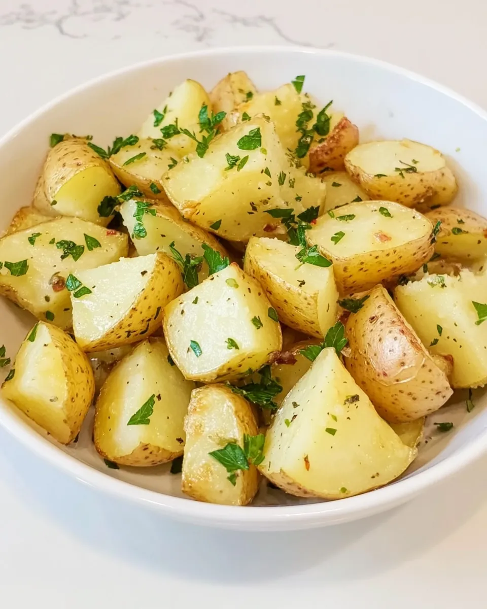 Fresh Parsley Potatoes plate image