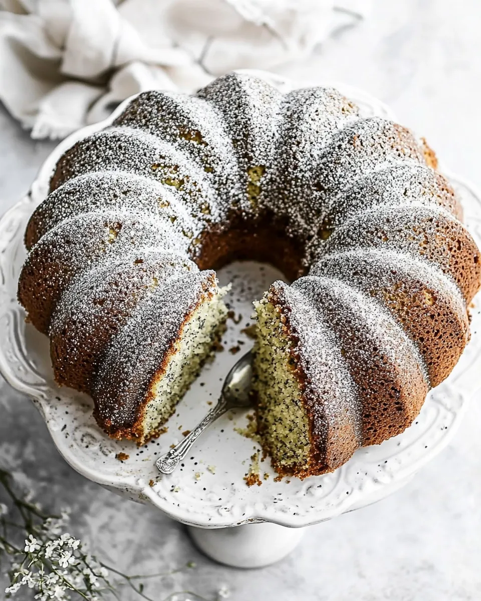 Easy Poppy Seed Cake recipe photo