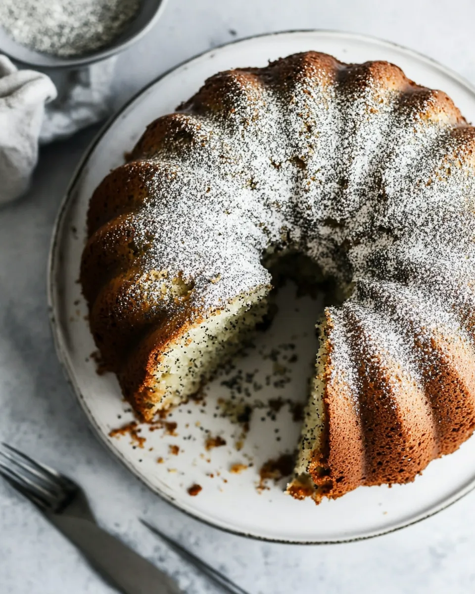 Delicious Poppy Seed Cake dish photo