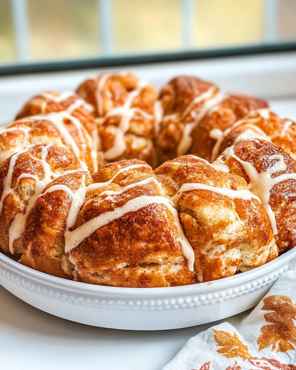 Delicious Pull Apart Monkey Bread food shot