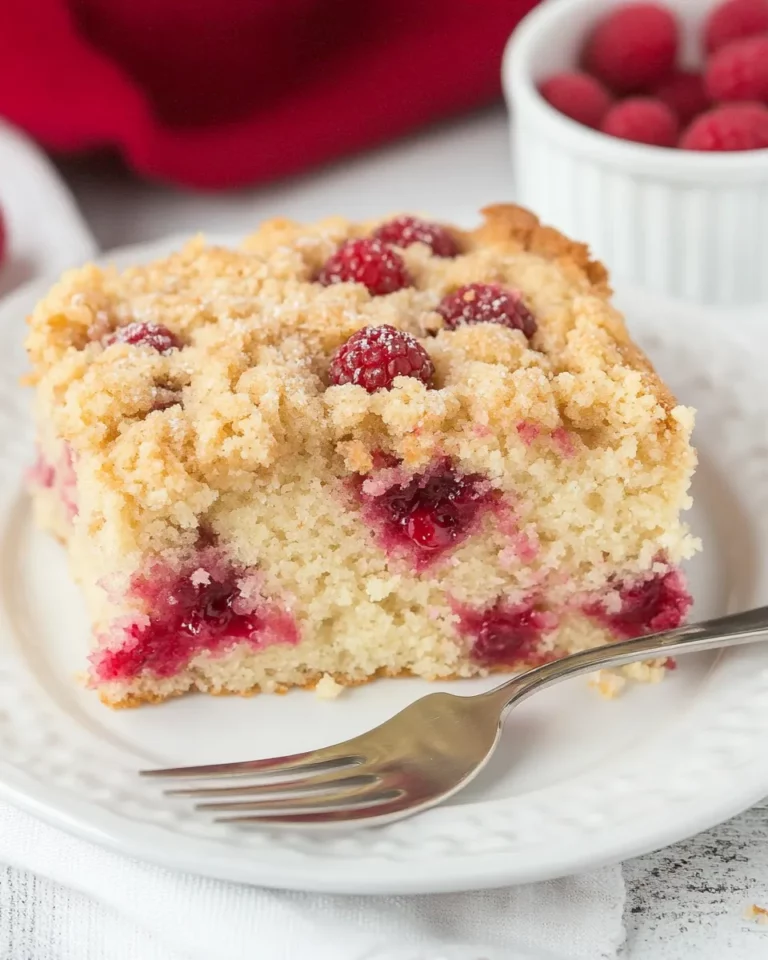 Homemade Raspberry Coffee Cake photo