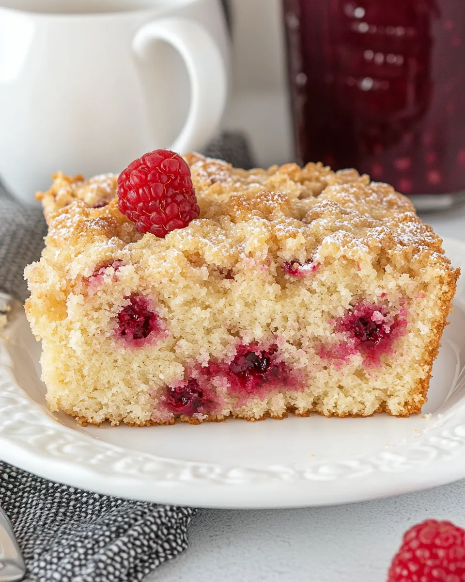 Classic Raspberry Coffee Cake image