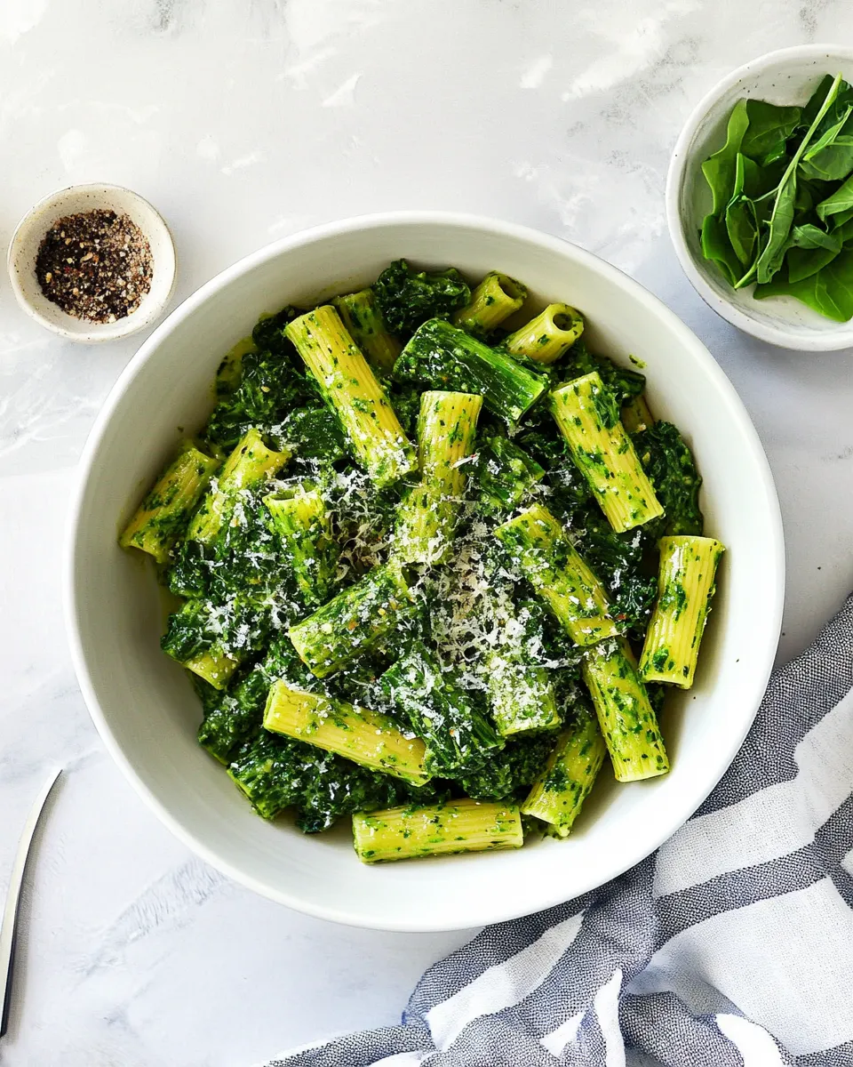 Classic Rigatoni with Easy Kale Sauce image