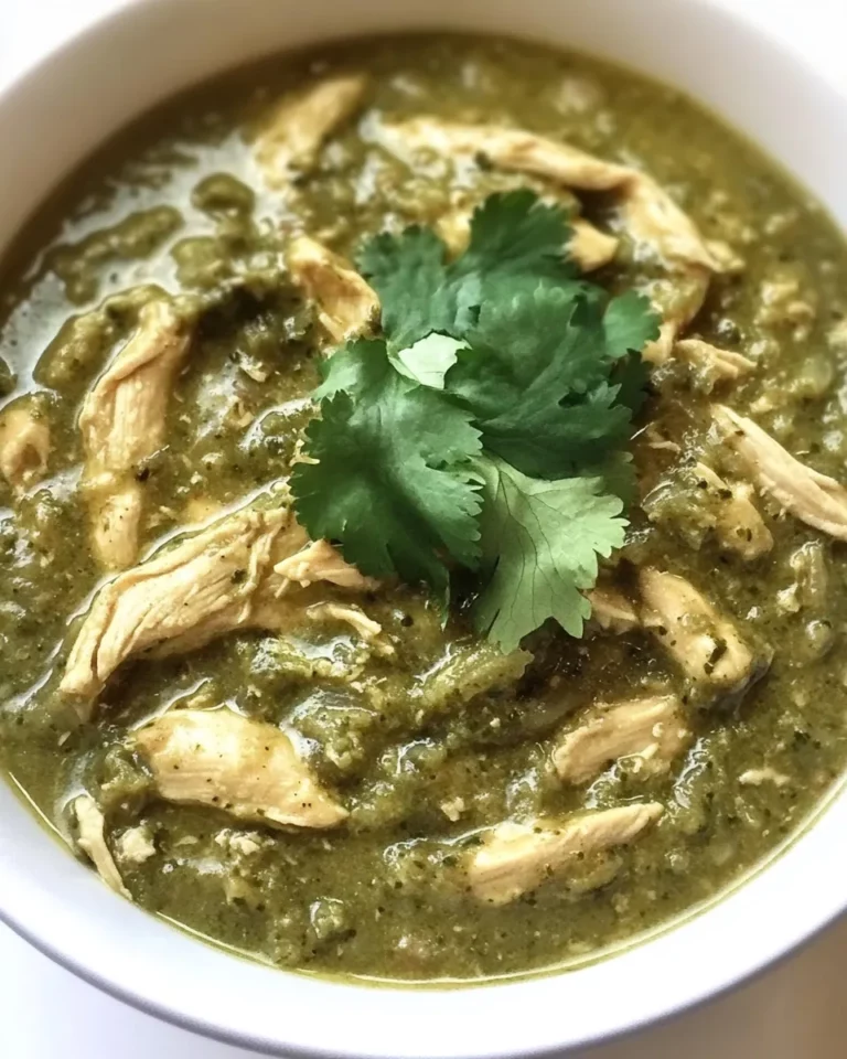 Homemade Slow Cooker Chicken Chile Verde recipe photo