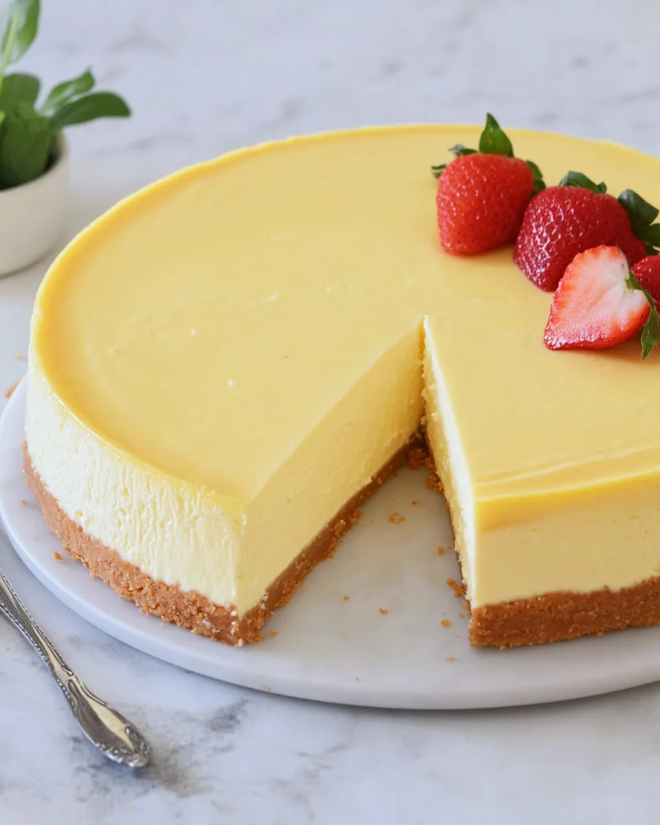 Easy Sour Cream Cheesecake recipe photo