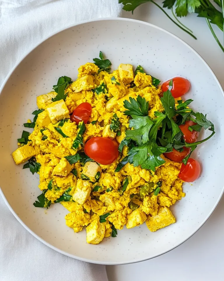 Homemade Tofu Scramble recipe photo