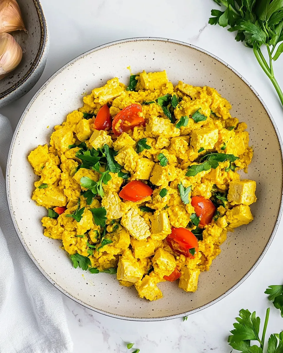 Easy Tofu Scramble food shot