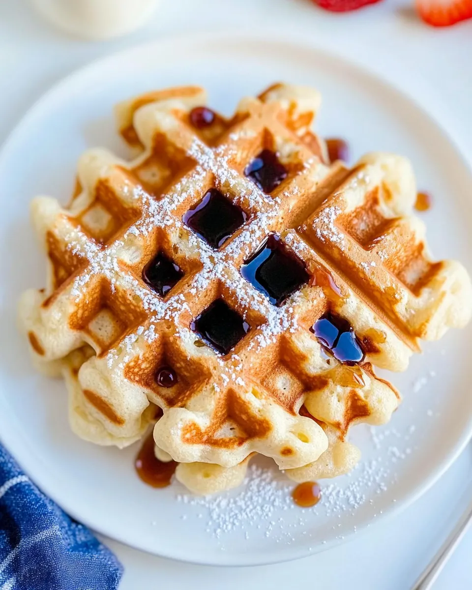 Delicious Yogurt Waffles photo