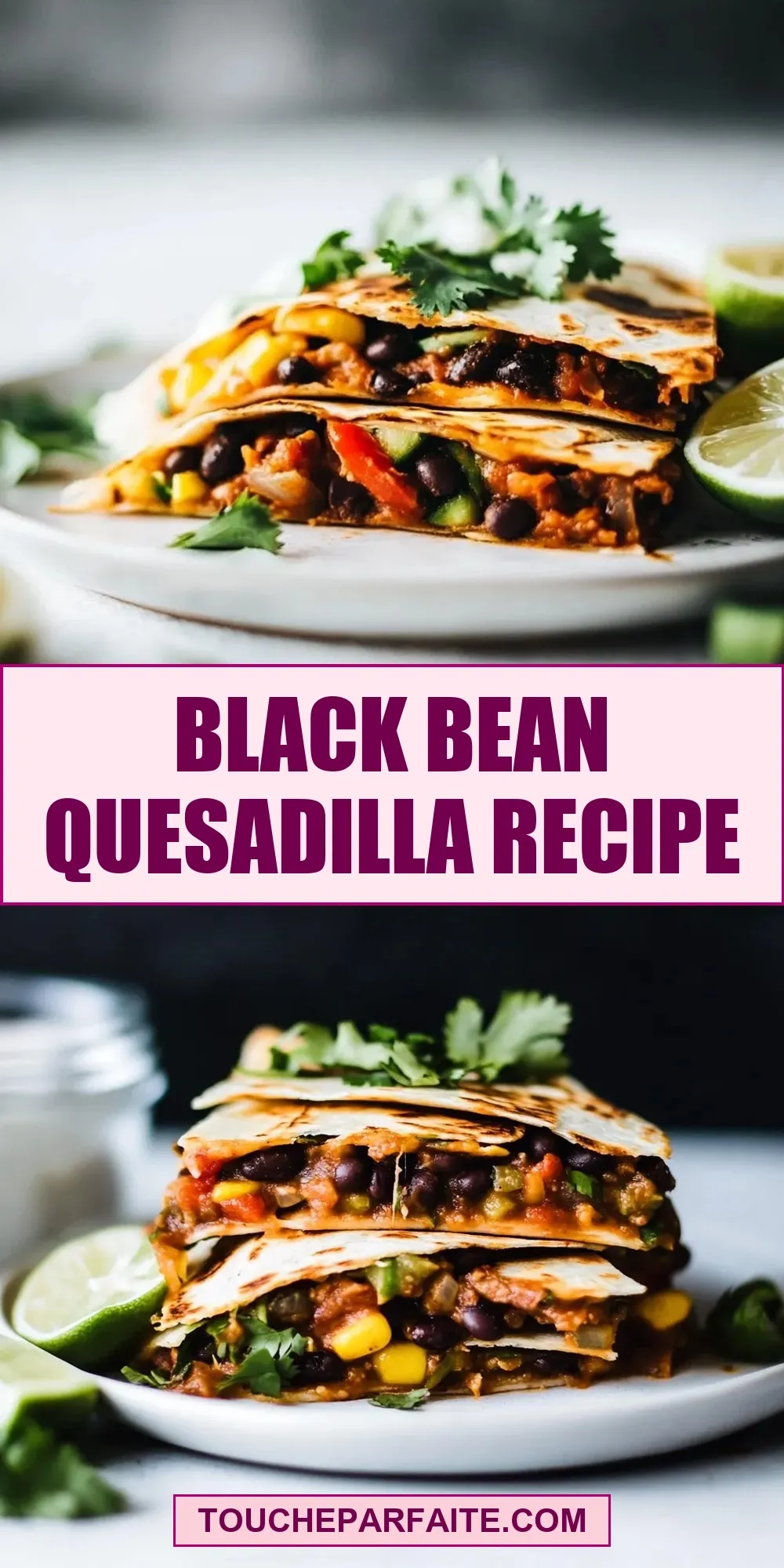 Amazing Black Bean Quesadilla