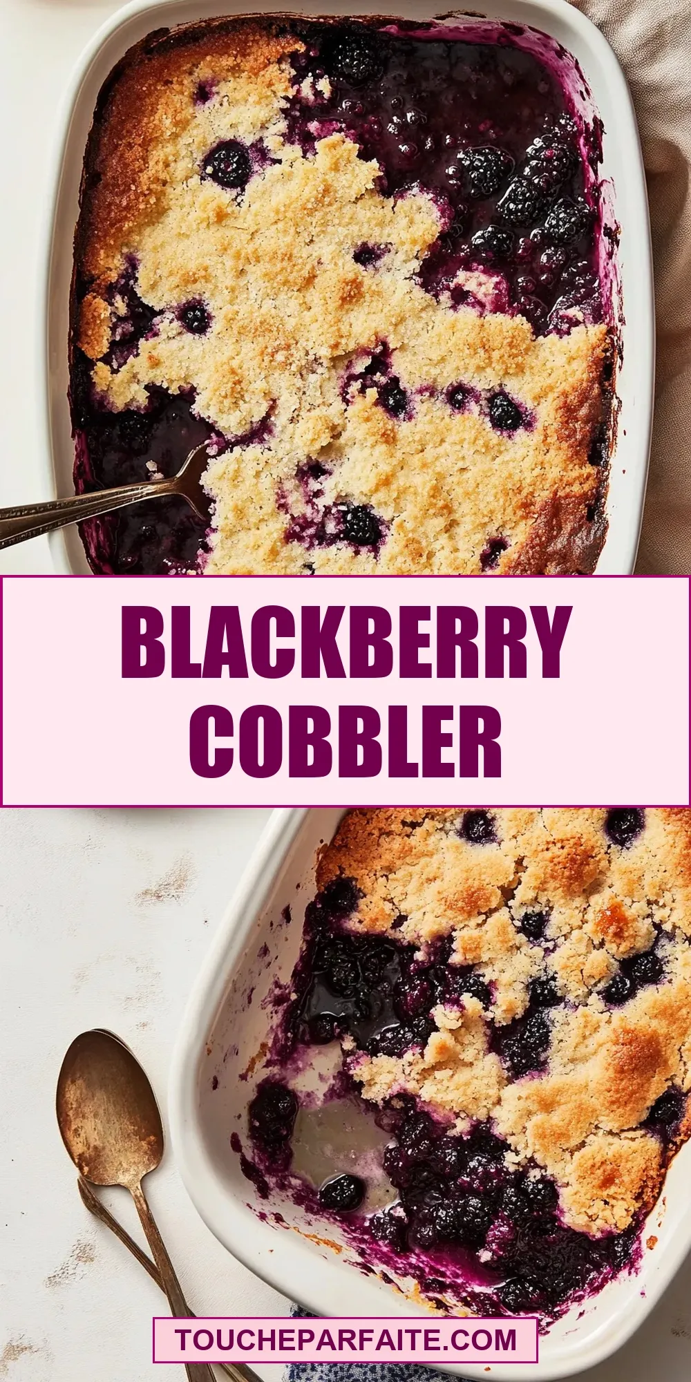 The Best Blackberry Cobbler Ever