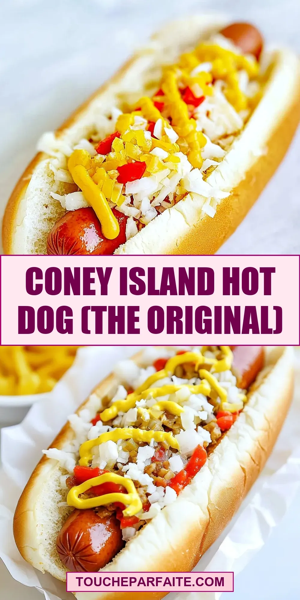 How To Make Healthy Coney Island Hot Dog (The Original)