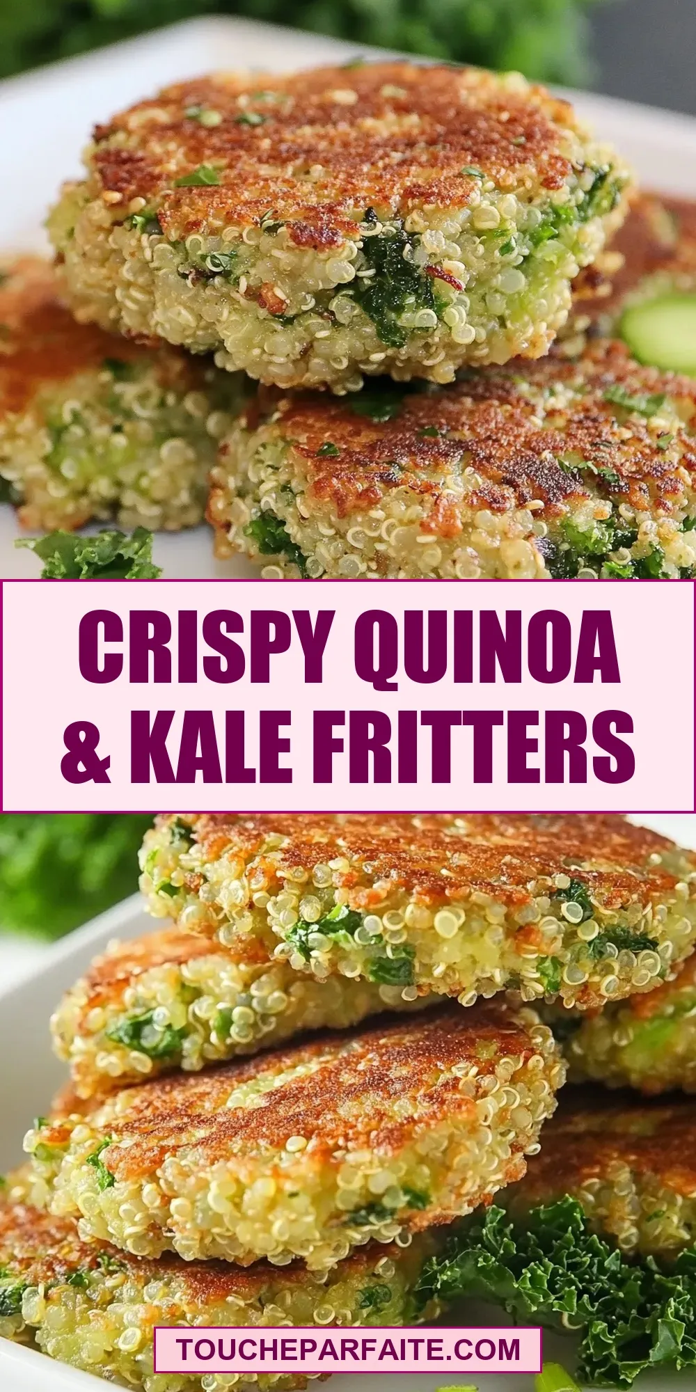 The Best Crispy Quinoa & Kale Fritters Ever