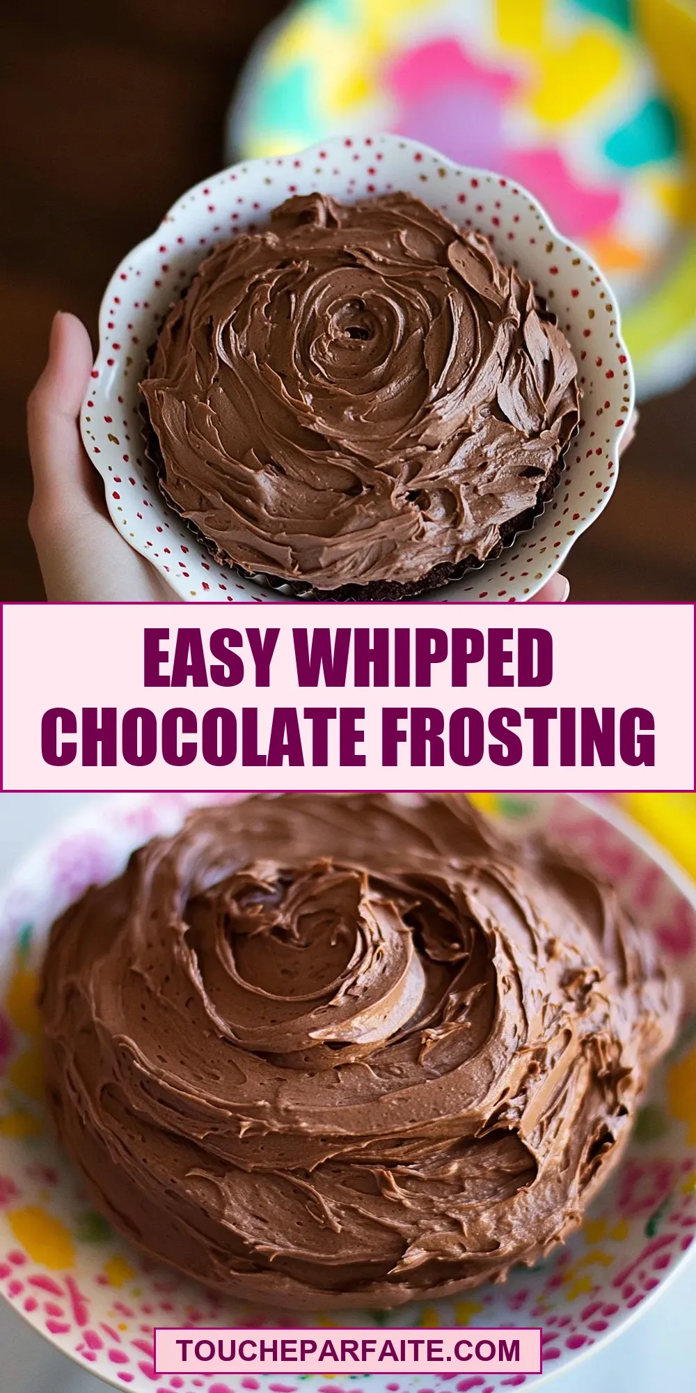Tasty Easy Whipped Chocolate Frosting