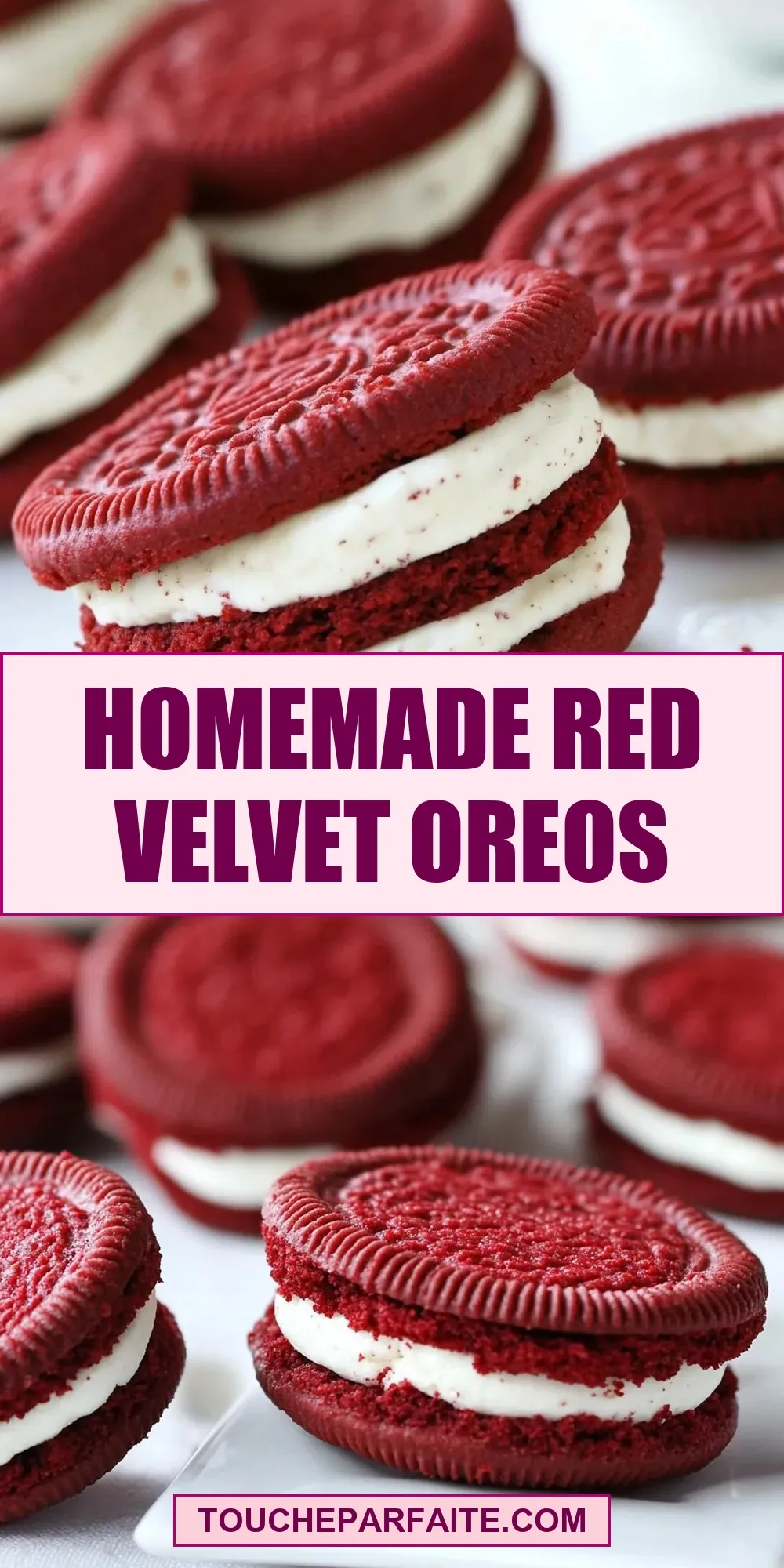 Easy Homemade Red Velvet Oreos Recipe