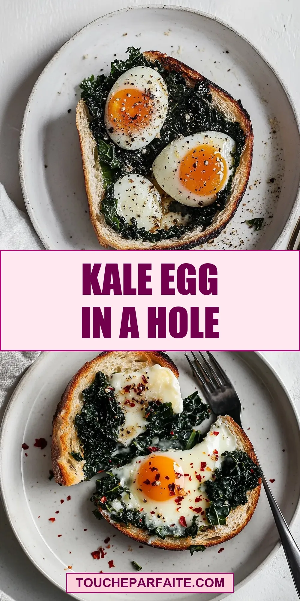 Kale Egg In A Hole Recipe
