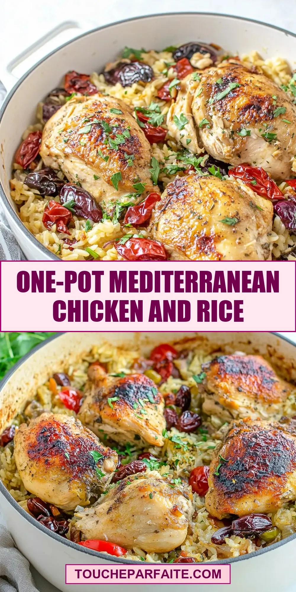 Easy One-Pot Mediterranean Chicken And Rice Recipe