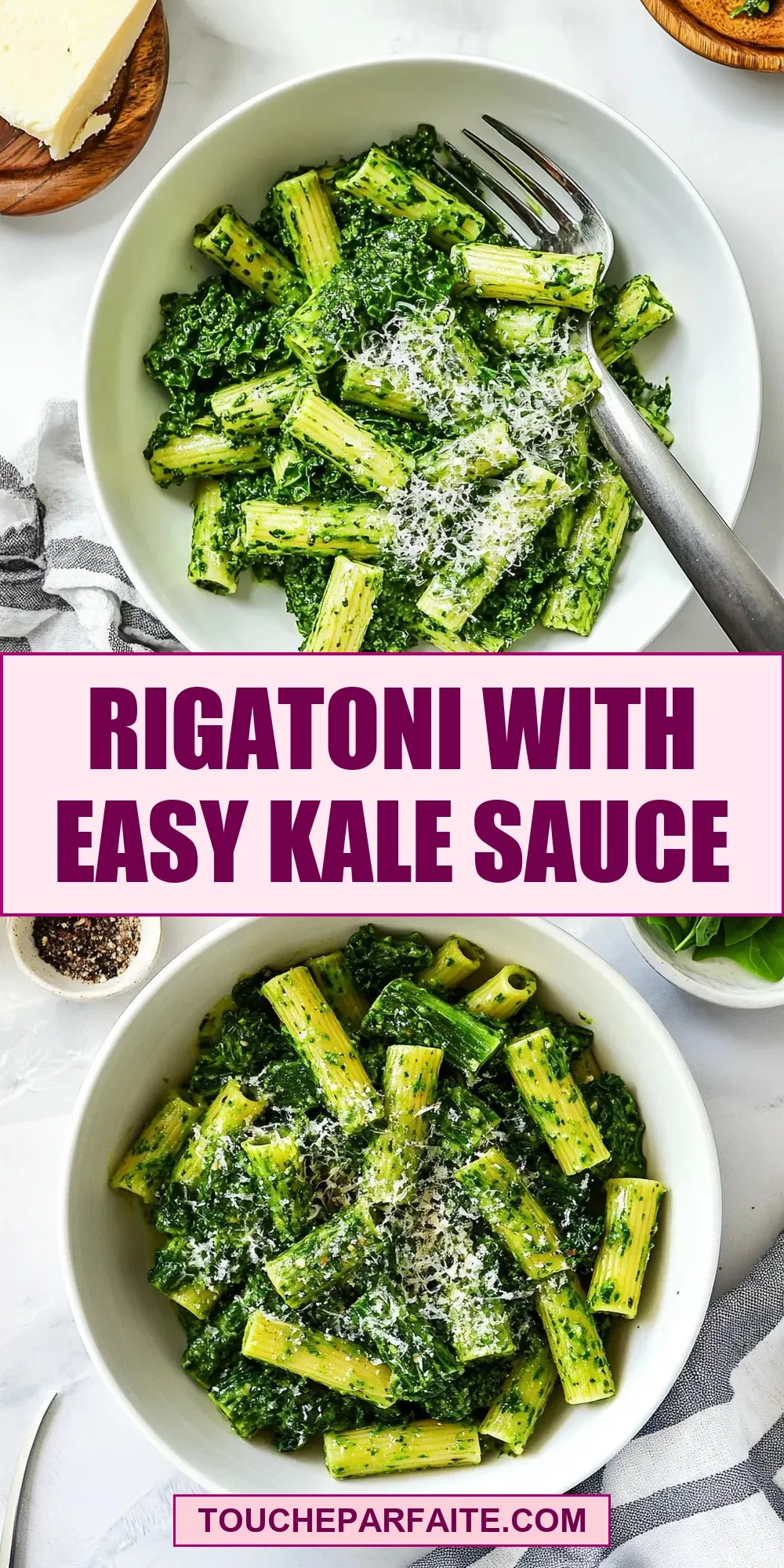The Best Rigatoni With Easy Kale Sauce Ever