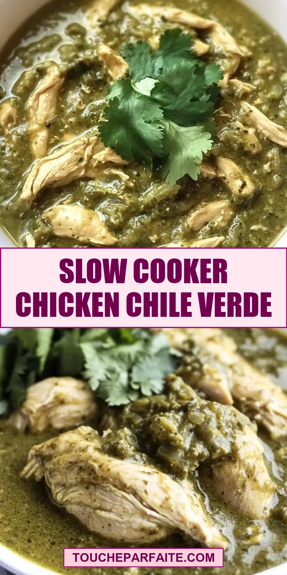 Easy Slow Cooker Chicken Chile Verde Recipe
