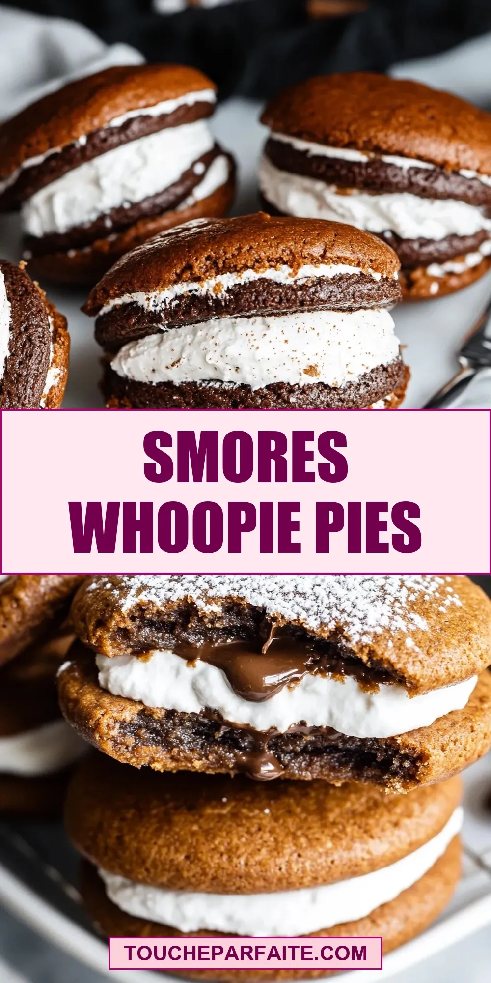 Smores Whoopie Pies Recipe