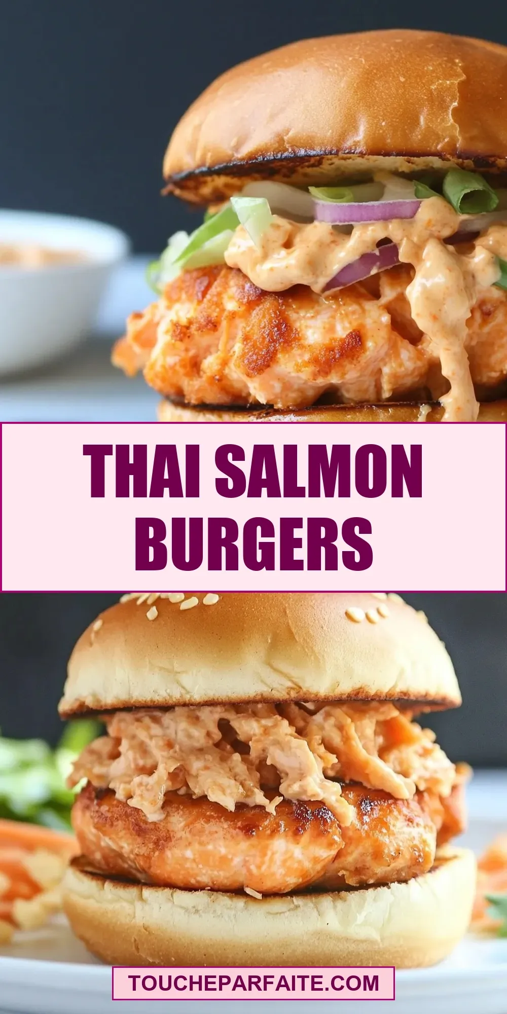 Thai Salmon Burgers (Fresh & Delicious)