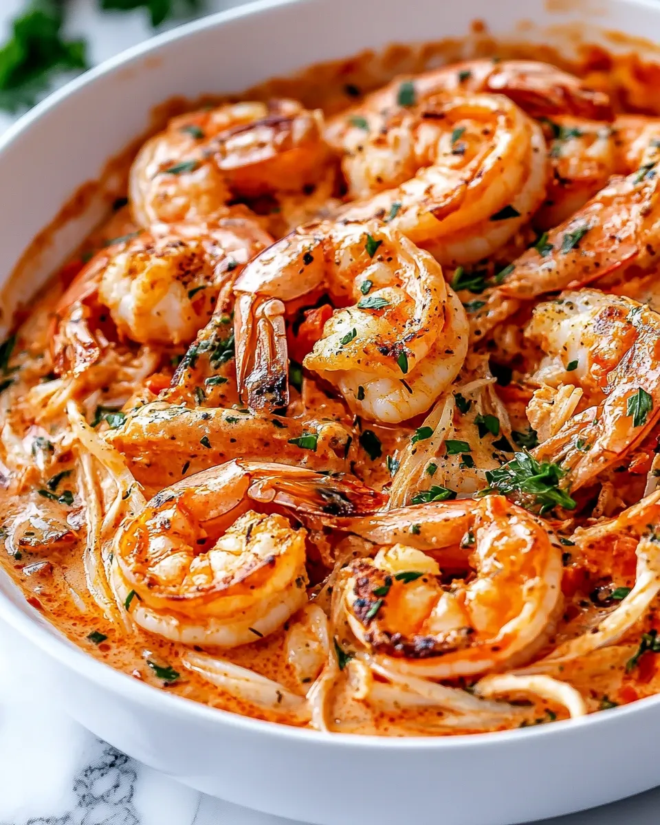 Homemade 15-Minute Creamy Tomato Garlic Butter Shrimp dish photo