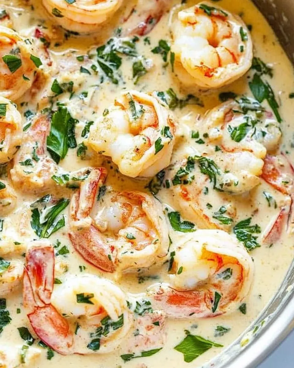 Delicious 15-Minute Creamy Tuscan Shrimp shot