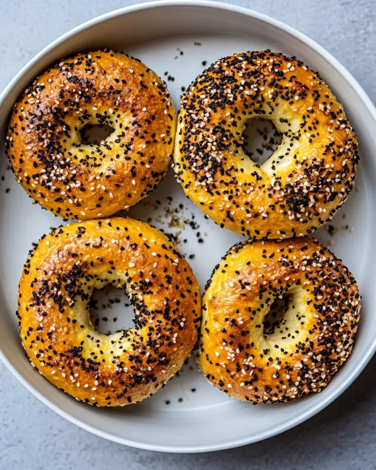 Homemade 15 Minute Air Fryer Bagels recipe photo