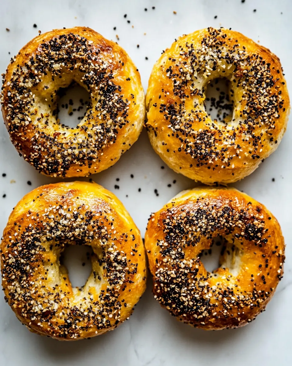Classic 15 Minute Air Fryer Bagels dish photo