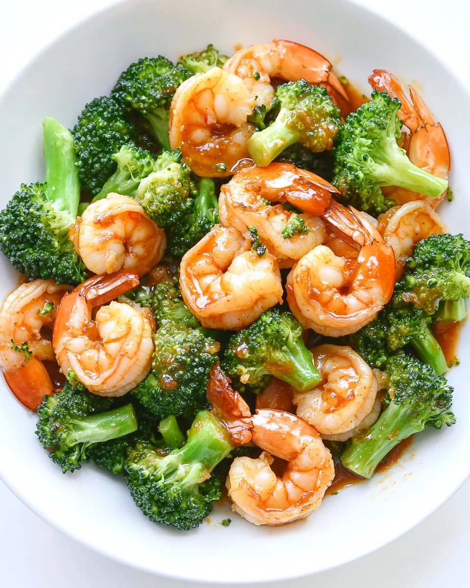 Classic 20-Minute Skinny Sriracha Shrimp and Broccoli image
