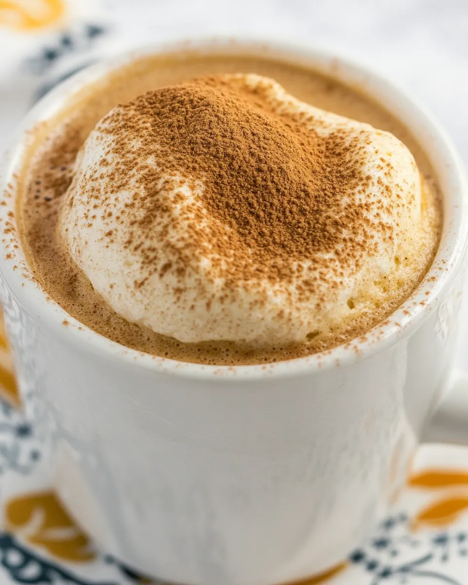 Classic 2 Ingredient Spiced Mug Cake image