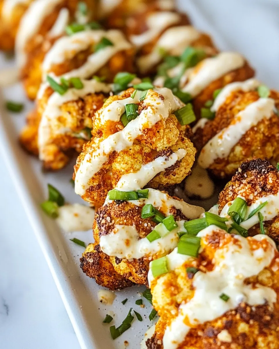 Delicious 30-Minute Buffalo Cauliflower Bites plate image