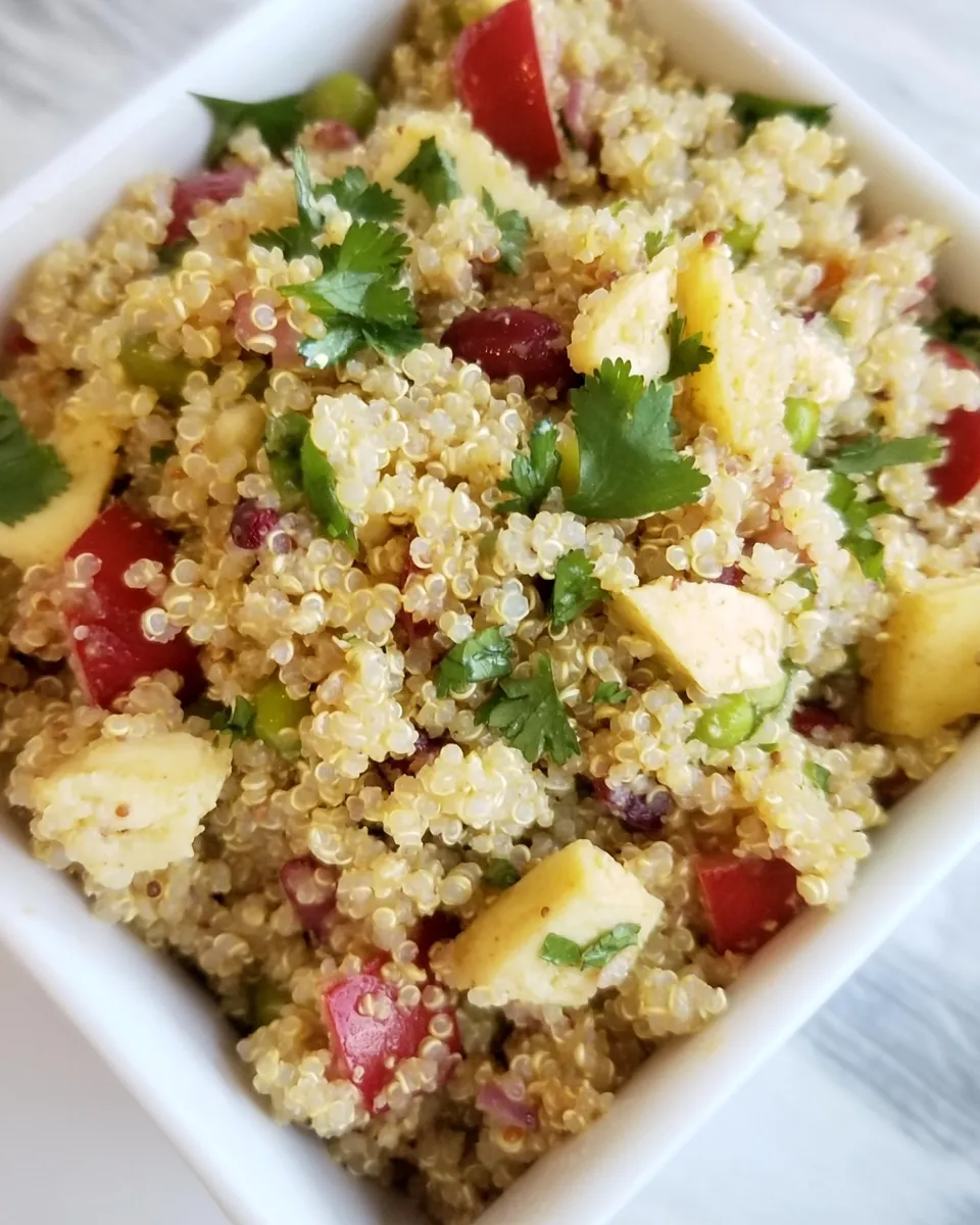 Classic 4 Bean Curry Quinoa Salad image