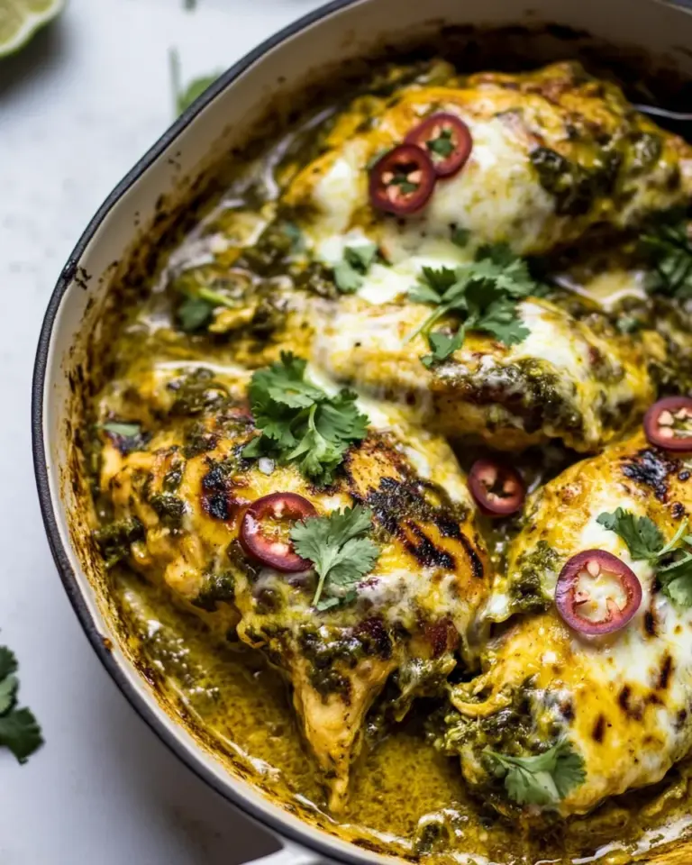 Homemade 8 Ingredient Cheesy Green Chile Chicken. recipe photo