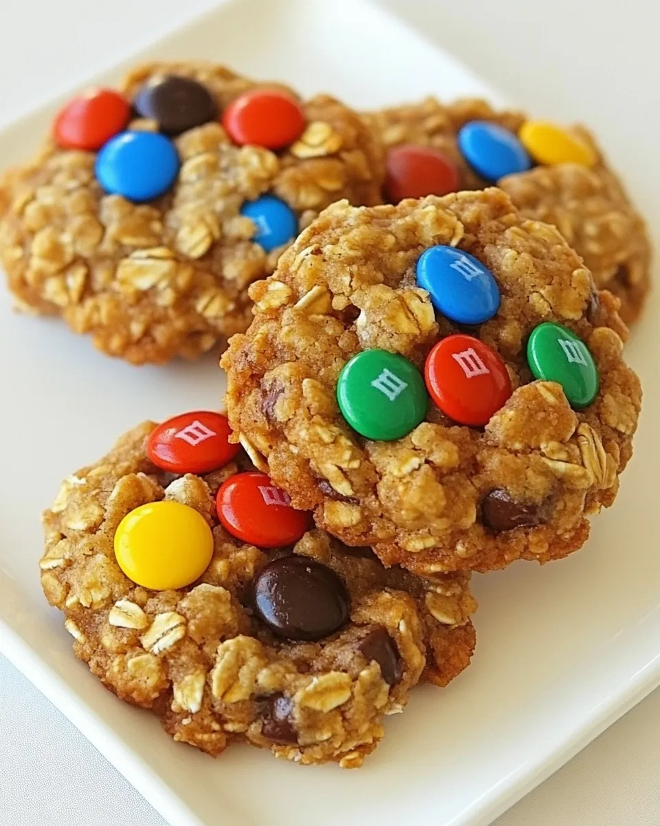 Classic Agave and Honey Oatmeal M&M Cookies picture