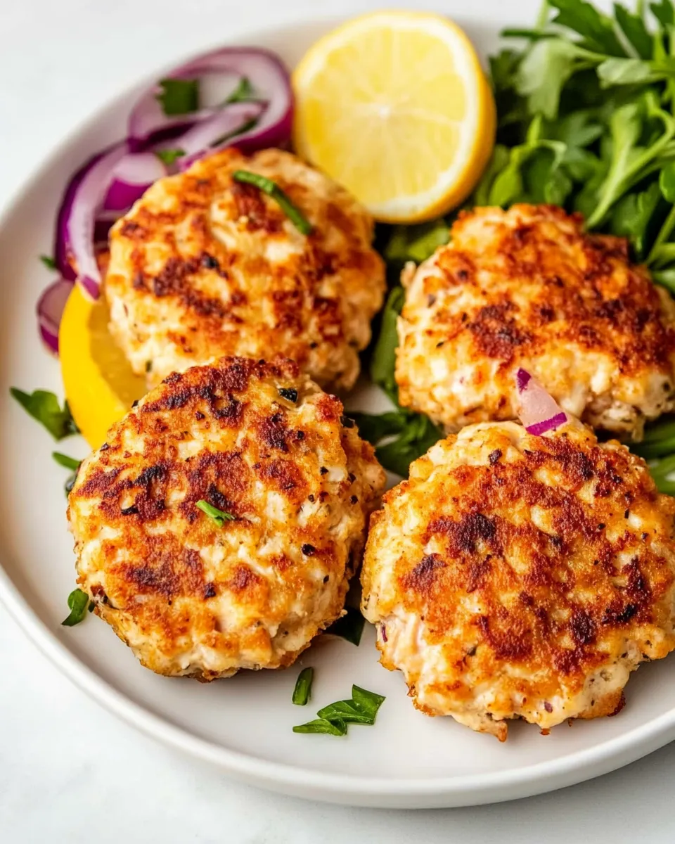 Delicious Air-Fryer Chicken Patties dish photo