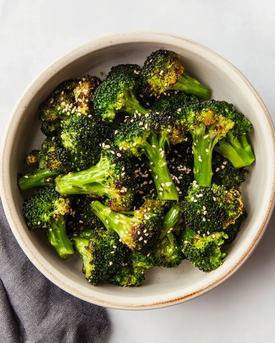 Easy Air Fryer Broccoli dish photo