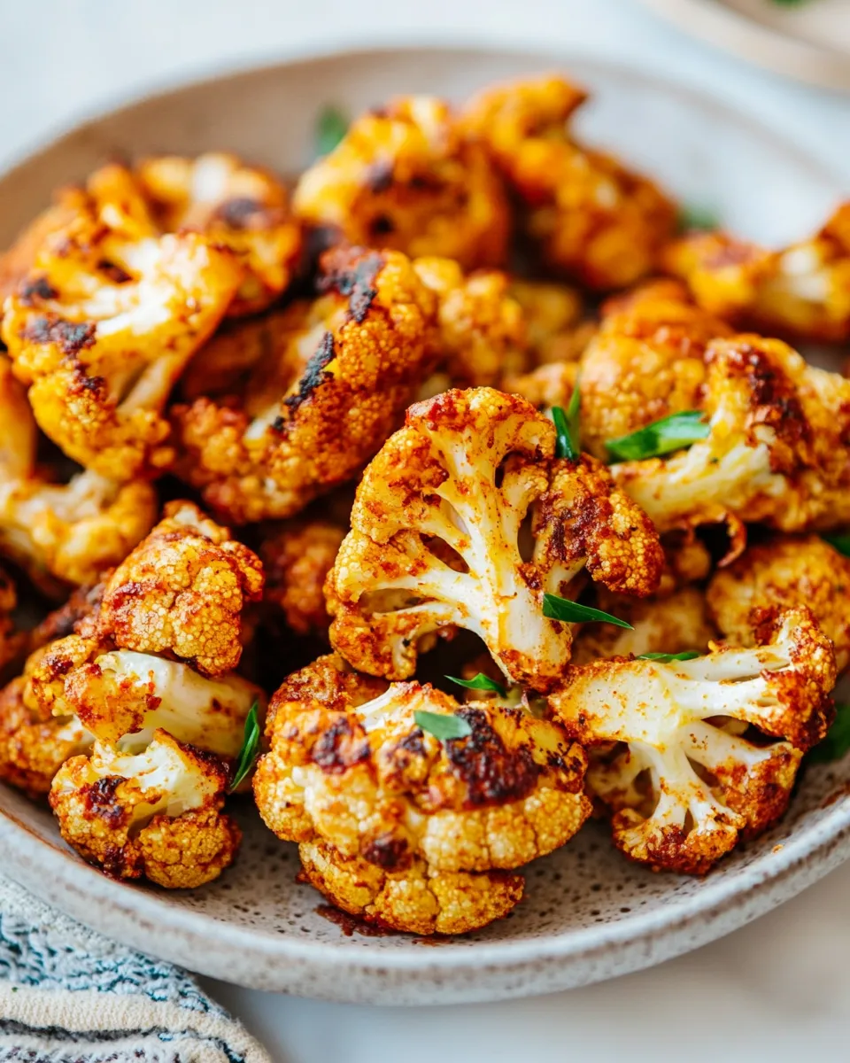 Easy Air Fryer Cauliflower So Good Youll Forget Its Healthy food shot