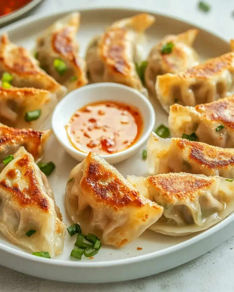 Homemade Air Fryer Potstickers recipe photo